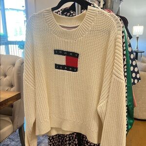 Like NEW! Tommy Hilfiger Women's Plus Sweater 3XL Tommy Jeans